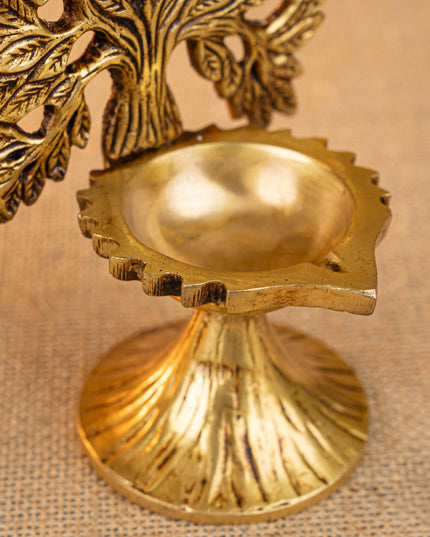 Brass Kalpavriksha Tree with Diya - WL5274