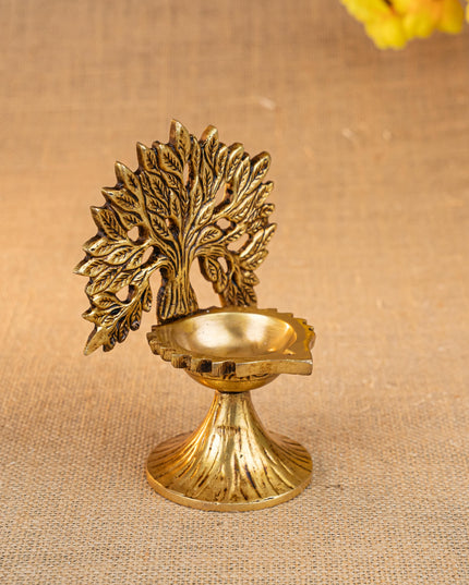 Brass Kalpavriksha Tree with Diya - WL5274