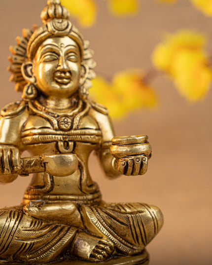 Brass Annapoorani Idol - 6 inch - WL5279