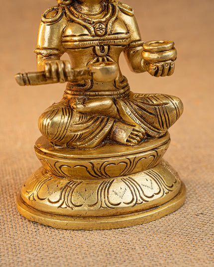 Brass Annapoorani Idol - 6 inch - WL5279