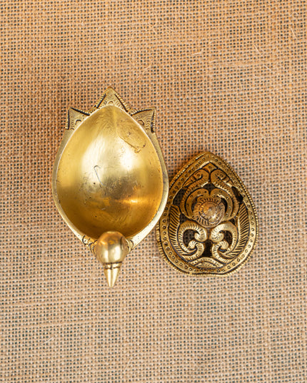 Brass Duck Shape Dhoop Dani - 4 inch - WL5280