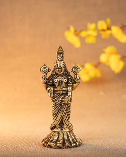 Brass Tirupathi Balaji Idol - 6 inch - WL5292