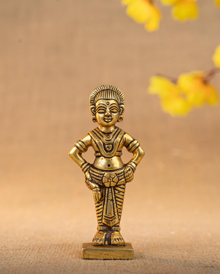 Brass Rukmani & Vitthal Idol - Set of 2 - 4 inch - WL5294