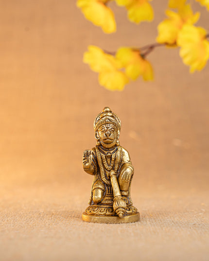 Brass Hanuman Idol - 3 inch - WL5296