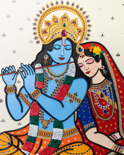 Lippan Art: Krishna Hanging Frame -  20 x 16 inch - WL5307