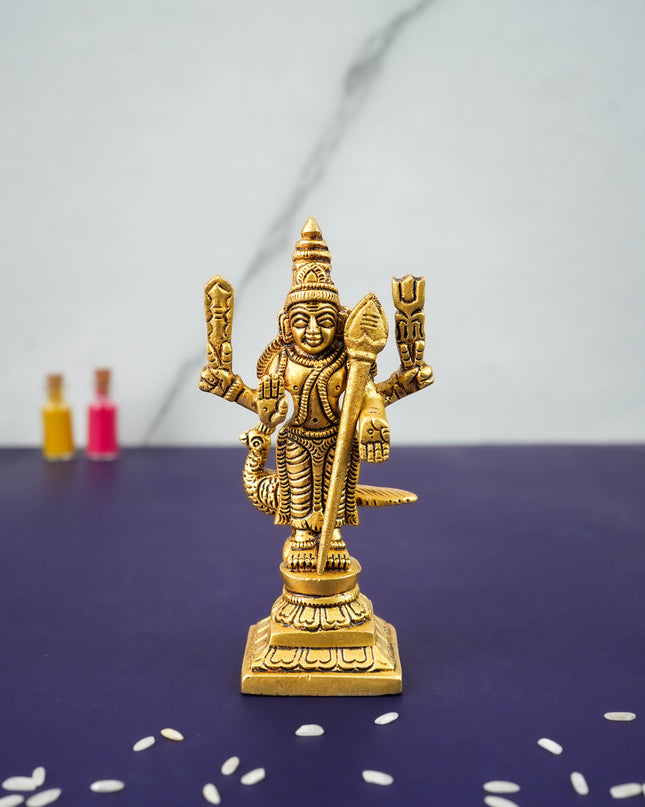 Brass Karthikeyan Idol - 4.5 inch - WL5308