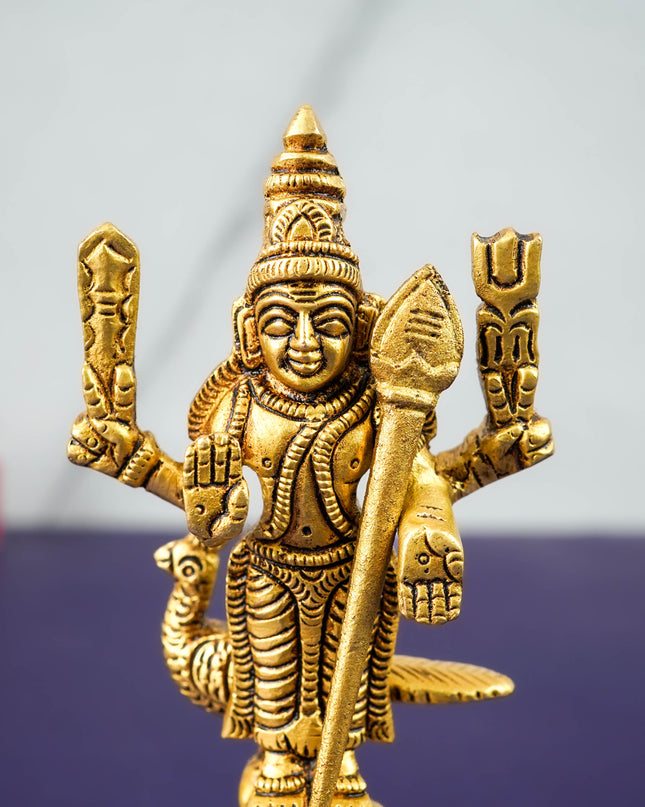 Brass Karthikeyan Idol - 4.5 inch - WL5308