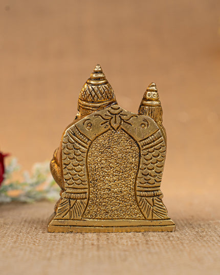 Brass Lakshmi with Kuber - 3 inch - WL5309