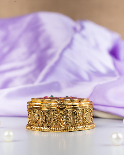 Designer Leaf Design Kumkum Holder - WL5313