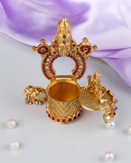 Designer Tirupathi Balaji with Lakshmi Kumkum Holder - WL5316