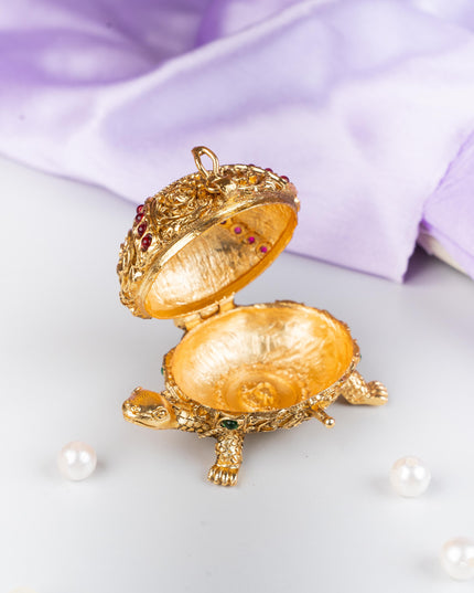 Designer Tortoise Kumkum Holder - WL5319