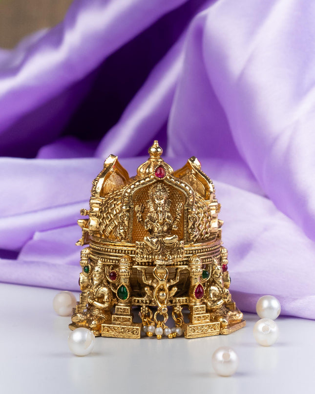 Designer Lakshmi Ganesha Kumkum Holder - WL5320