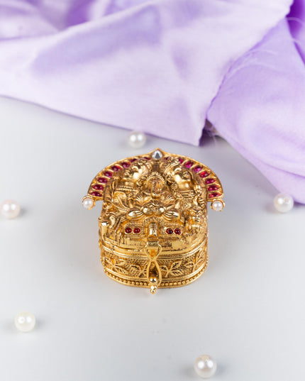 Designer Ganesha & Shivan Kumkum Holder - WL5323