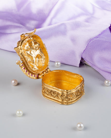 Designer Ganesha & Shivan Kumkum Holder - WL5323