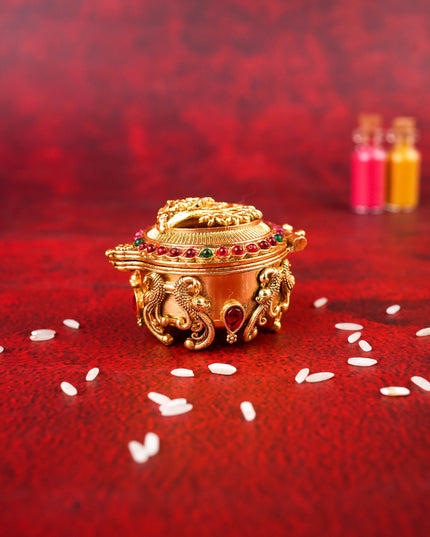 Designer Radha & Krishna Kumkum Holder - WL5324