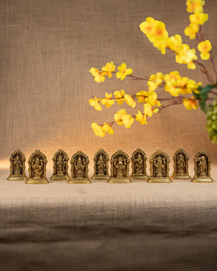 Brass Dasavatharam Idol - 3 inch - WL5329