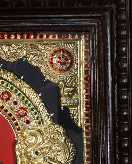 Tanjore Painting - Tirupathi Balaji - Semi Embossed - 24x18 inch - WL5335