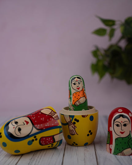Kondapalli Toy - Lady Nesting Doll - WL5364