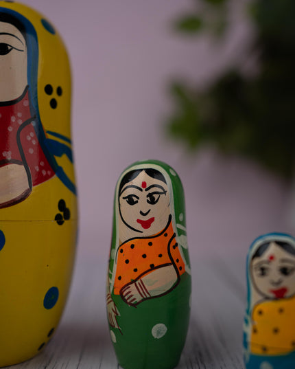 Kondapalli Toy - Lady Nesting Doll - WL5364