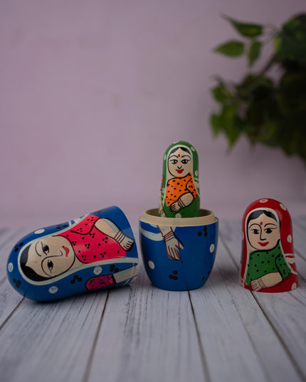 Kondapalli Toy - Lady Nesting Doll - WL5364
