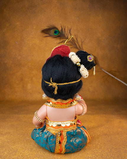 Baby Butter Krishna Doll - 11 inch - WL5371
