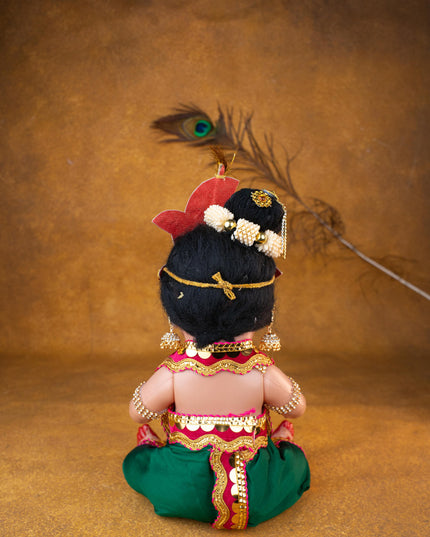 Baby Butter Krishna Doll - 11 inch - WL5371
