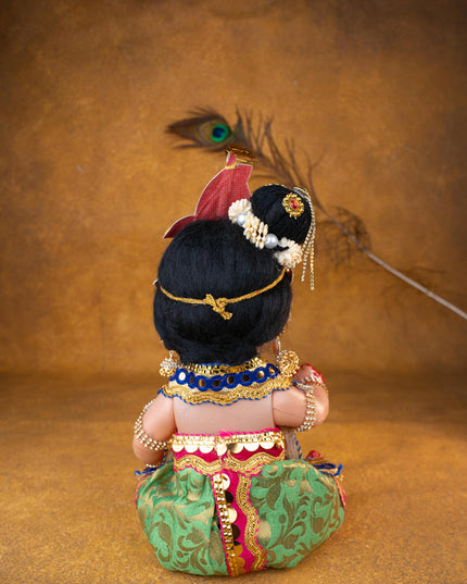 Baby Butter Krishna Doll - 11 inch - WL5371