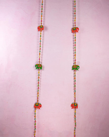 Kondapalli - Elephant Thoran with Bell - Set of 2 - WL5375