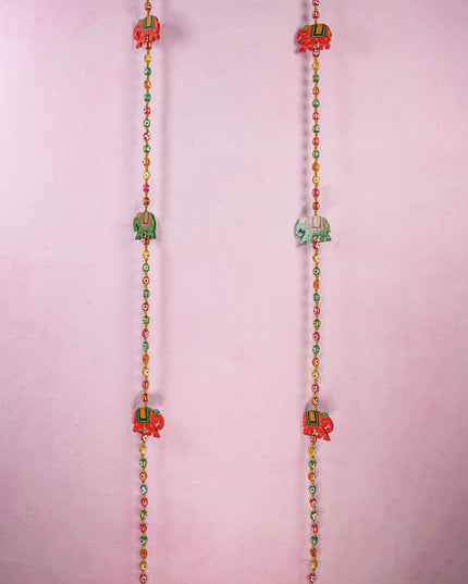 Kondapalli - Elephant Thoran with Bell - Set of 2 - WL5375