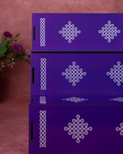 3 Step - Dismantable Golu Padi - Kolam Design - WL5376-1