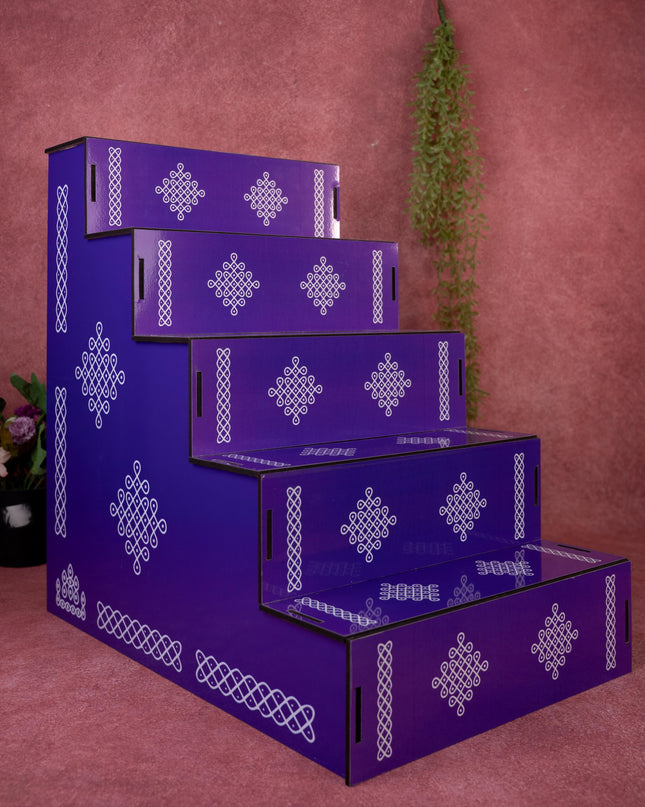 5 Step - Dismantable Golu Padi - Kolam Design - WL5376-2