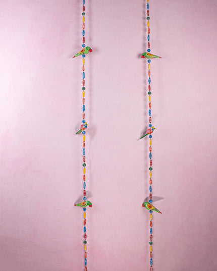 Kondapalli - Parrot Thoran with Bell - Set of 2 - WL5369