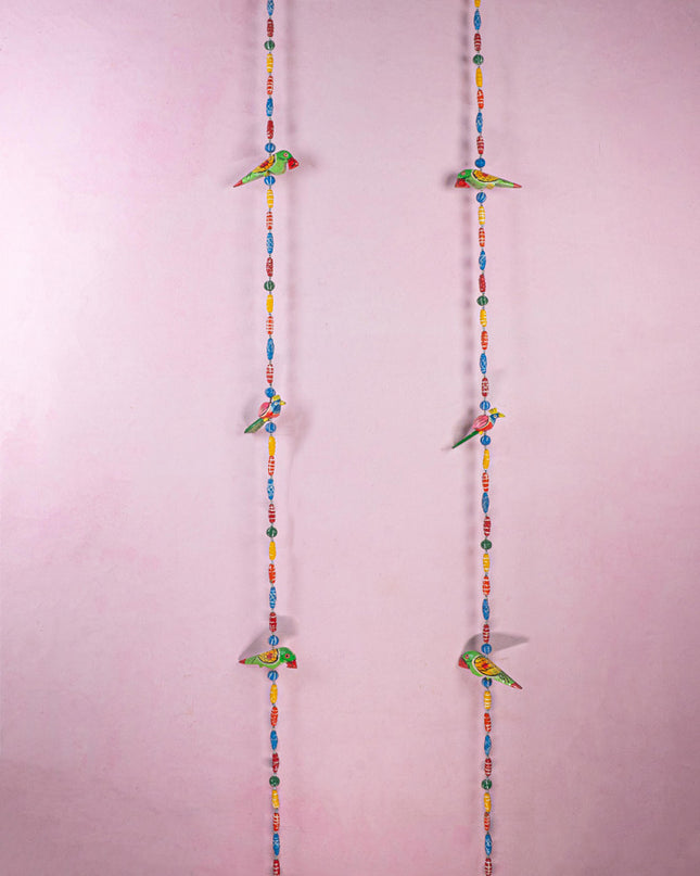 Kondapalli - Parrot Thoran with Bell - Set of 2 - WL5369