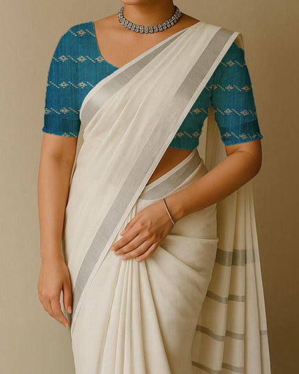 Raw Silk Blouse Bit - Set of 10 - Assorted Colors - WL5382