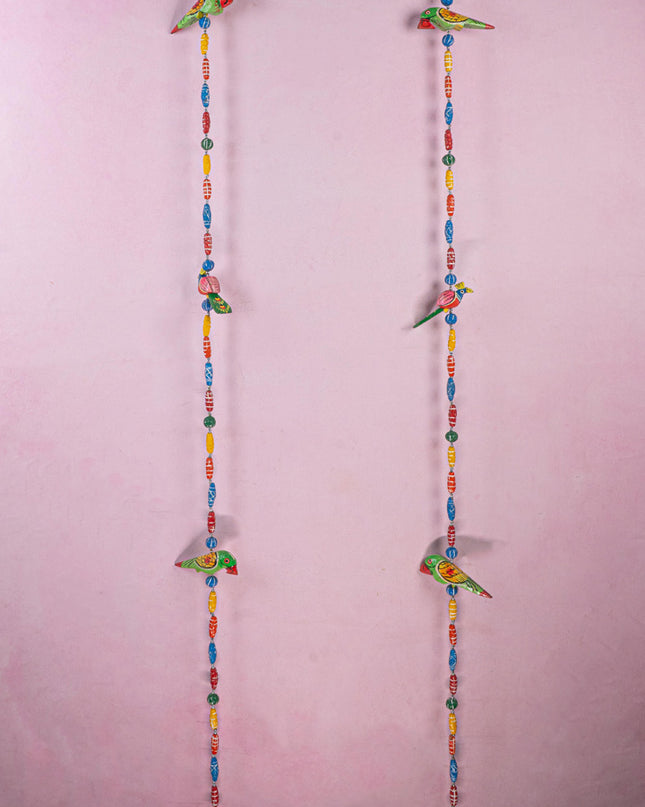 Kondapalli - Parrot Thoran with Bell - Set of 2 - WL5369