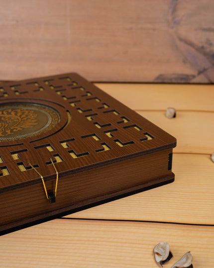 Brown Annapakshi Dry Fruit Box - 12x12 inch - WL5383-2