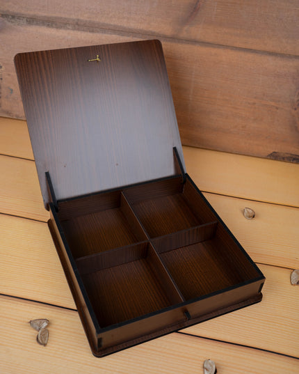 Brown Annapakshi Dry Fruit Box- 10x10 inch - WL5384-2