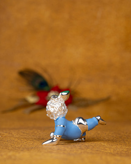 German Silver Baby Krishna - 2 inch - WL5386