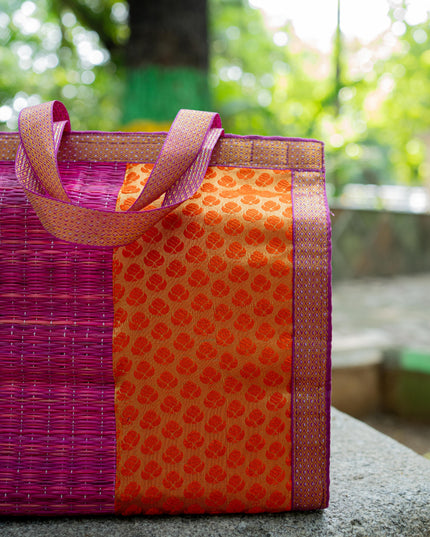 Half and Half Korai Handbag - 12x12 inch - WL5389