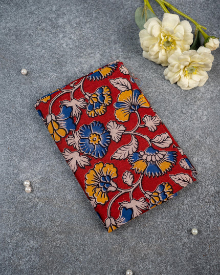 Kalamkari Blouse Bit - Set of 10 - Assorted - WL5392