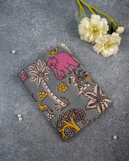 Kalamkari Blouse Bit - Set of 10 - Assorted - WL5392