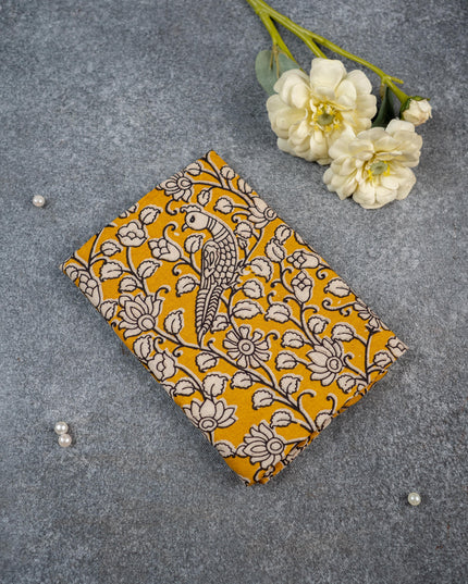 Kalamkari Blouse Bit - Set of 10 - Assorted - WL5392