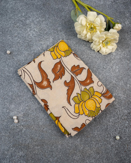 Kalamkari Blouse Bit - Set of 10 - Assorted - WL5392