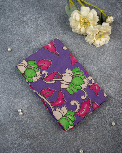 Kalamkari Blouse Bit - Set of 10 - Assorted - WL5392