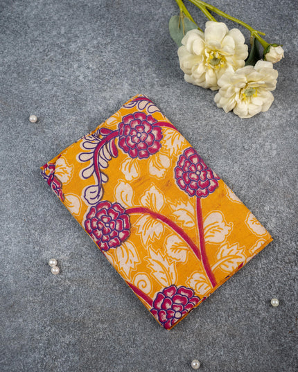 Kalamkari Blouse Bit - Set of 10 - Assorted - WL5392