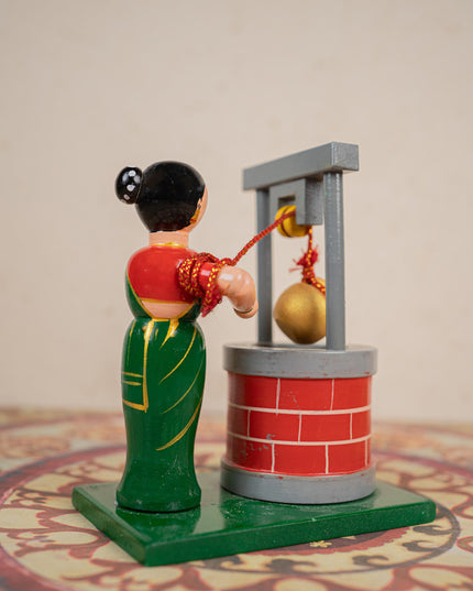 Kondapalli - Lady with Well - 6 inch - WL5396