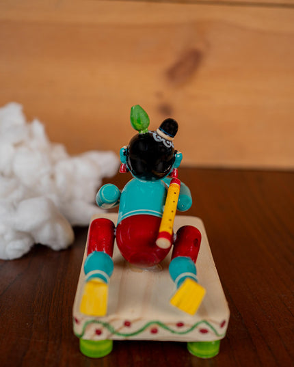 Kondapalli - Crawling Krishna with Butter Pot - 6 inch - WL5397