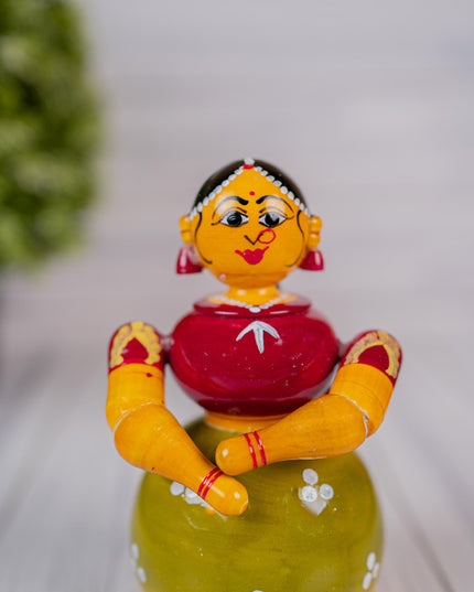 Kondapalli - Lady Butta Bomma - 5 inch - WL5398