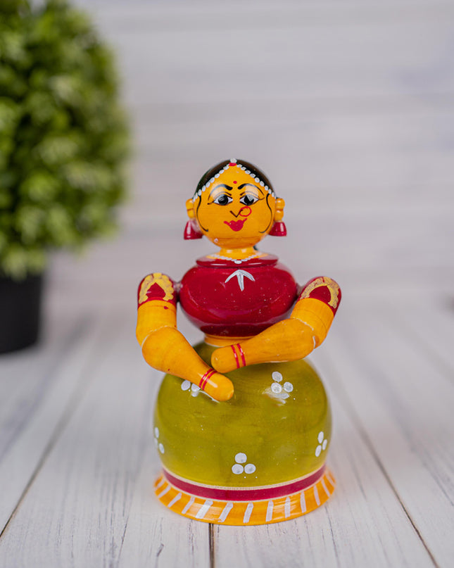 Kondapalli - Lady Butta Bomma - 5 inch - WL5398