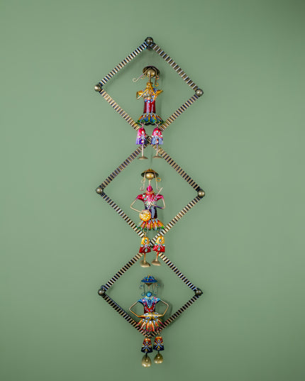 Metal Handpainted Musician on Frame - 36 inch - WL5406